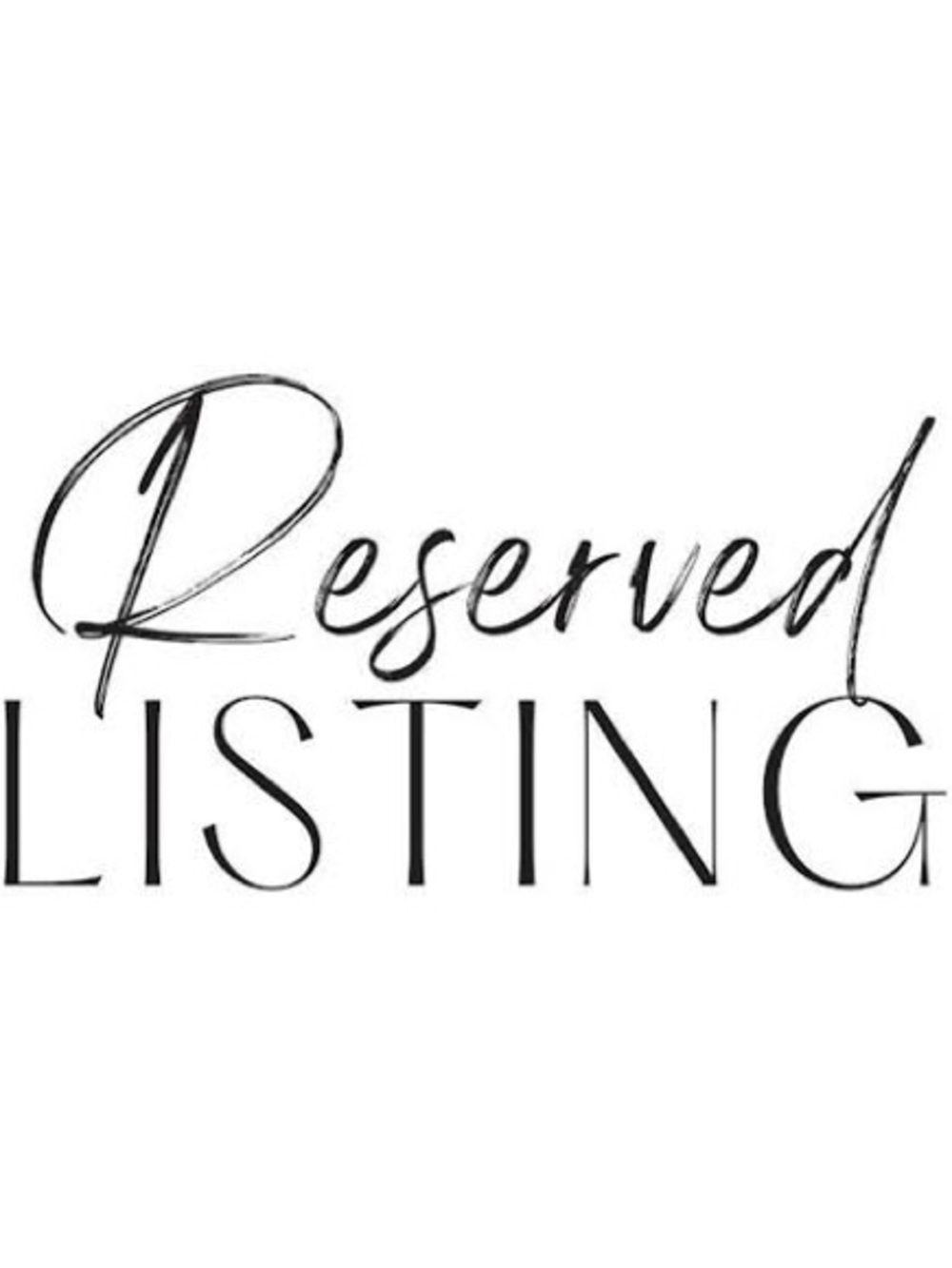 RESERVED LISTING FOR @bsj579
